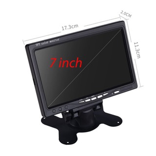 Màn hình taplo, màn hình LCD, TFT, độ nét cao, kích thước 4.3, 5, 7 inch, điện 12-24V, 2 cổng vào video HN03