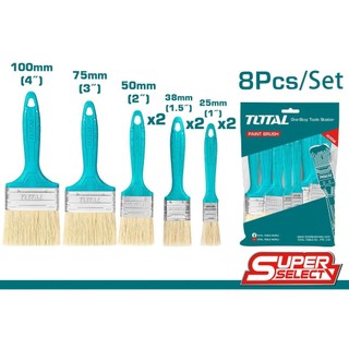ĐỒ NGHỀ TOTAL Bộ 8 cọ sơn THT8450801 ( Chính hãng 100% )