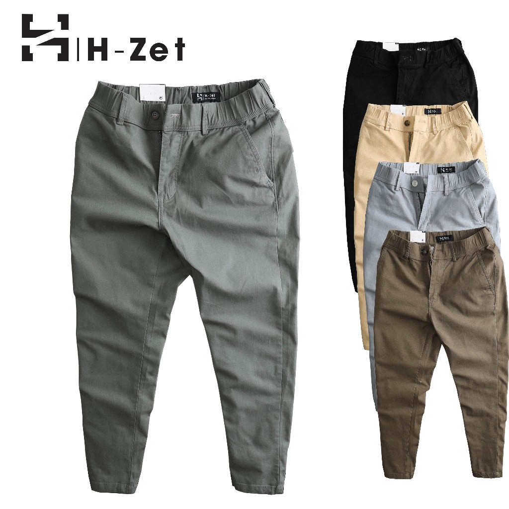 Quần Kaki Nam Form Slim Fit H-ZET - Chất Vải Kaki Cotton Co Giãn HZ02