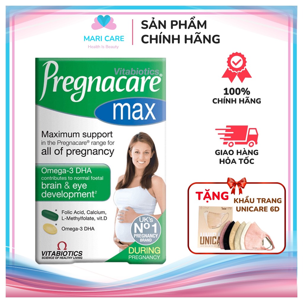 Vitamin Bầu Anh Pregnacare Max 84 viên - No1 UK