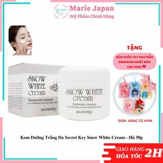 Kem Dưỡng Trắng Da Secret Key Snow White Cream - Hủ 50g