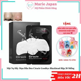 Mặt Nạ Đẩy Mụn Đầu Đen Ciracle Goodbye Blackhead Hộp 20 Miếng