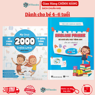 Combo 2 cuốn sách Anh ngữ dễ dàng: My First 2000 English Words - English Primer