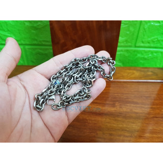 Dây chuyền titanium bản 6.5mm