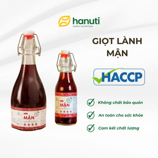 Siro Mận Giọt Lành - 100% mận Mộc Châu lên men cùng đường phèn vàng Quảng Ngãi - Chai thủy tinh 250 - 500ml