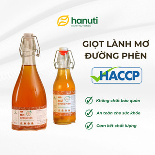 Siro Mơ Đường phèn Giọt Lành - 100% mơ vàng Bắc Kạn lên men cùng đường phèn vàng Quảng Ngãi chai 250 - 500ml