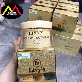 Kem LIVY'S Whitening Body Lotion trắng da cấp ẩm đều màu giảm thâm nám thái lan 250g