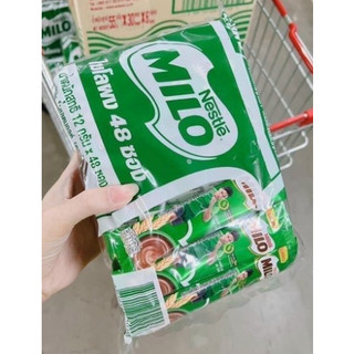Milo bột Thái Lan túi 48 gói date t7/2025