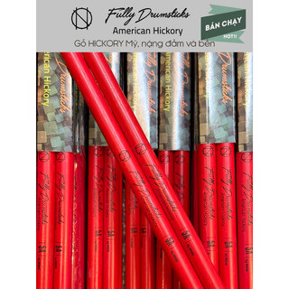 Dùi trống Fully 5A màu đỏ- Red