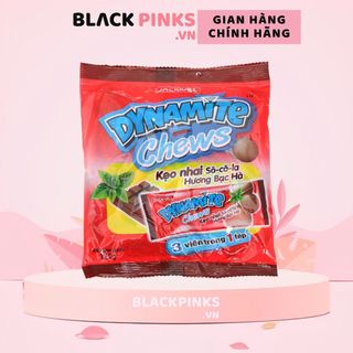 Kẹo nhai socola hương bạc hà Dynamite Chews gói 125g