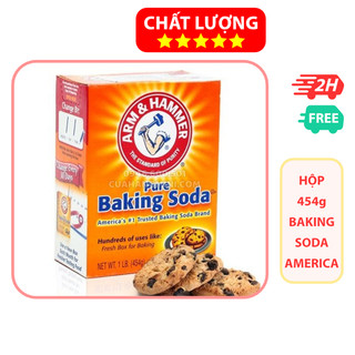 Bột nở baking soda làm bánh arm hammer 454g