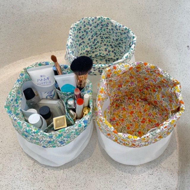 [made by hihe] Pouch make up túi đựng mỹ phẩm mini