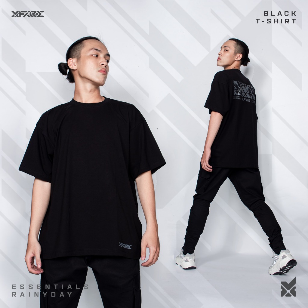 XFIRE RAINY DAY TSHIRT IN BLACK