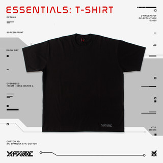 XFIRE RAINY DAY TSHIRT IN BLACK