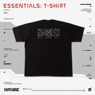XFIRE RAINY DAY TSHIRT IN BLACK