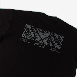 XFIRE RAINY DAY TSHIRT IN BLACK