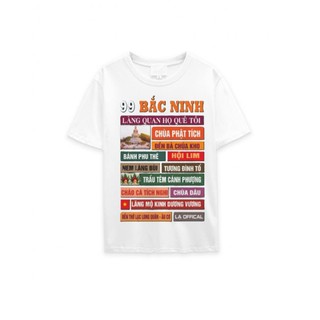 Áo thun unisex 63 Tỉnh Thành 99 Bắc Ninh - Trầu Tiêm Cánh Phượng