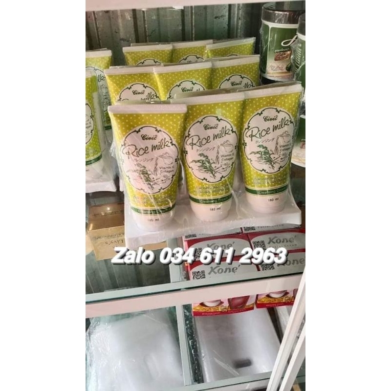 Sữa Rửa Mặt Gạo Rice Milk(Hàng chuẩn thái lan)