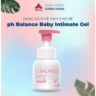 Dung Dịch Vệ Sinh Cho Bé Dạng Bọt ph.BALANCE Baby Intimate Gel Khử Mùi Giảm Ngứa Ngừa Hăm Tã Chai 200 ml