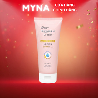 Kem chống nắng dưỡng thể trắng mịn Sunplay Skin Aqua UV Body Whitening Lotion SPF 50+ PA++++ (150g)