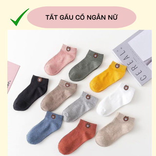 Set 10 đôi tất gấu Broun kèm túi đựng siêu xinh không bán sỉ tối đa mua 3 túi