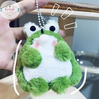 Móc khóa ếch bông xanh kute