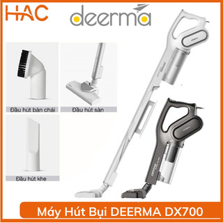 Máy hút bụi cầm tay deerma dx700 -công nghệ lốc xoáy - pro cyclone, rocket vacuum hiện đại - máy hút bụi giường đệm
