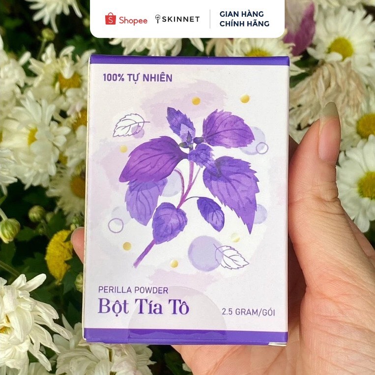 Bột Lá Tía Tô – Mờ Nám Sạm, Giảm Mụn, Sáng Da, Tạo kiềm