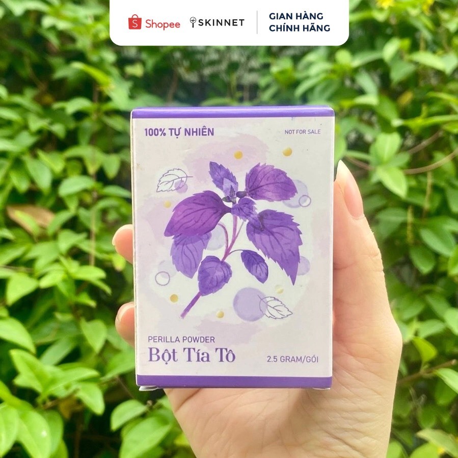Bột Lá Tía Tô – Mờ Nám Sạm, Giảm Mụn, Sáng Da, Tạo kiềm