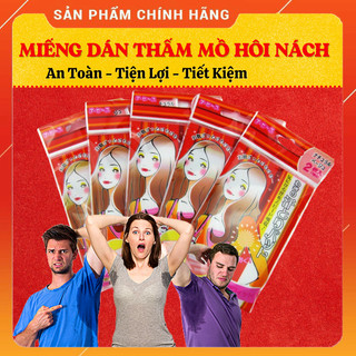 Miếng dán thấm mồ hôi nách diệt khuẩn, khử mùi hiệu quả