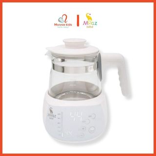 Bình đun nước pha sữa giữ nhiệt Moaz BeBe MB002 1 lít, Máy đun nước siêu tốc cho mẹ - Monnie Kids
