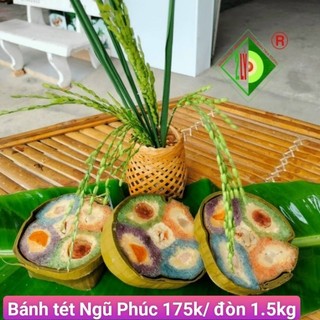 Bánh tét trà cuôn ngũ phúc đòn 1.4kg