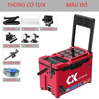 Thùng Câu Đài Chixuan Đa Năng Thể Tích 32L Kèm Phụ Kiện Nâng Cấp