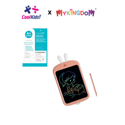 Bảng Vẽ Thông Minh Mực Đa Sắc 10" Thỏ Con Đáng Yêu - Hồng COOLKIDS ZJ10-C/PK