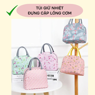 Túi đựng hộp cơm giữ nhiệt nhiều màu