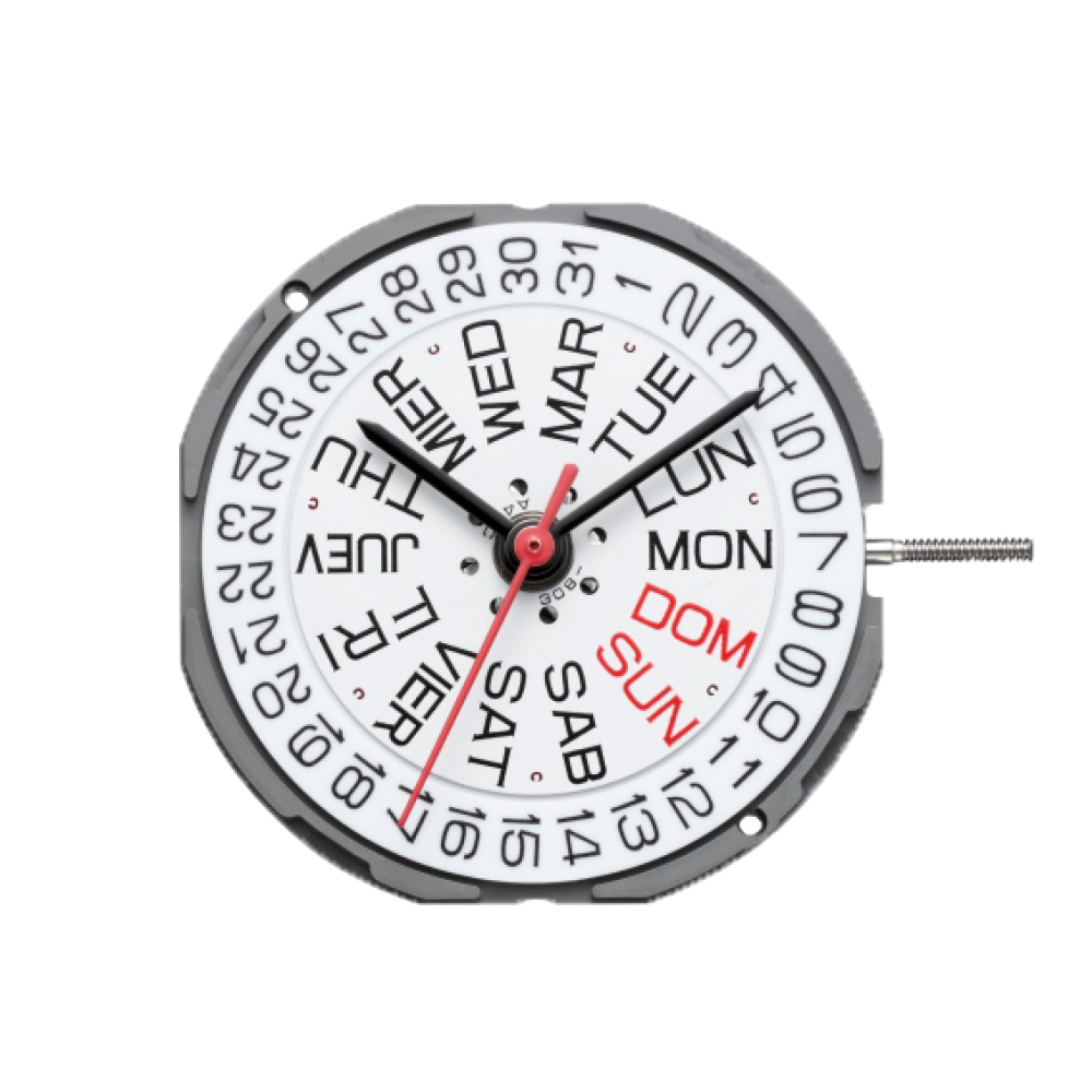 Máy đồng hồ Miyota Super GM00 GM02 3kim 2 lịch