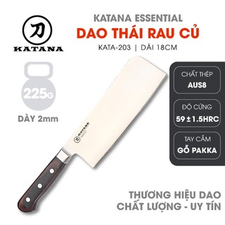 Dao thái rau củ quả thương hiệu cao cấp KATANA Essential Nakiri - KATA203 (180mm)
