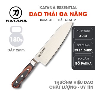 Dao thái đa năng thương hiệu cao cấp KATANA Essential Santoku - KATA201 (165mm)