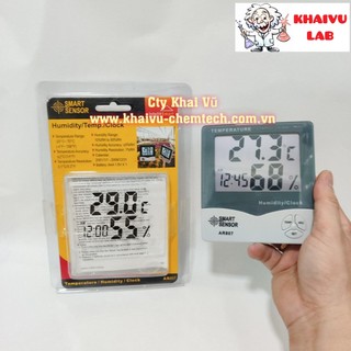 Nhiệt ẩm kế điện tử đo nhiệt, độ ẩm AR807 để bàn, treo tường