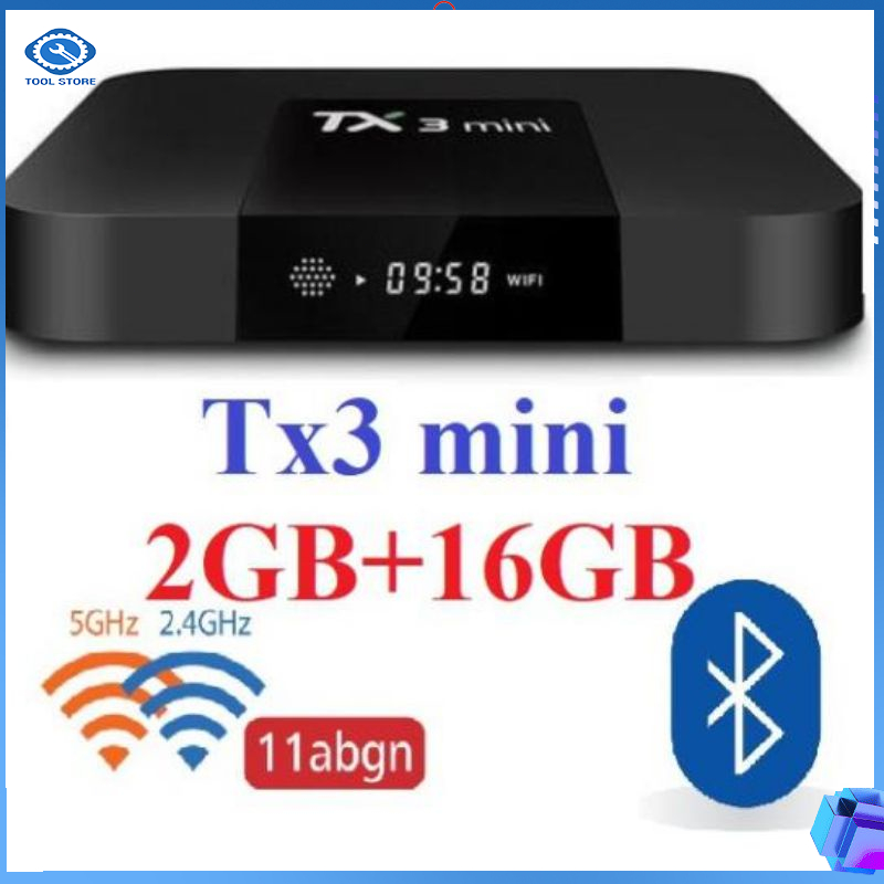 Android TV Box TX3 mini- AndroidTV 11, Amlogic S905W2, Ram 2GB, Bộ nhớ trong 16GB