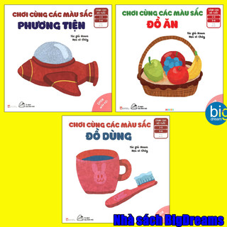 Sách - Ehon Nhận Biết - Chơi Cùng Các Màu Sắc (Bộ 3 Quyển) - Kích thích thị giác và phát triển tư duy