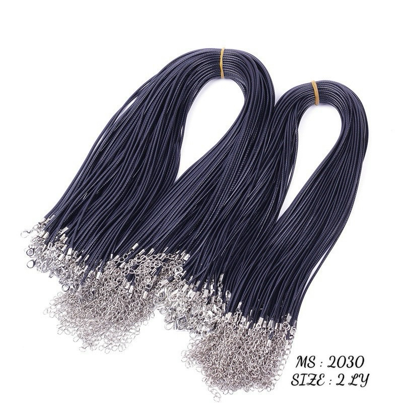 Phụ Kiện _ Dây da đeo cổ size 2mm.