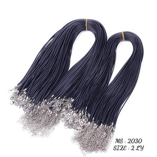 Phụ kiện _ dây da đeo cổ size 2mm.