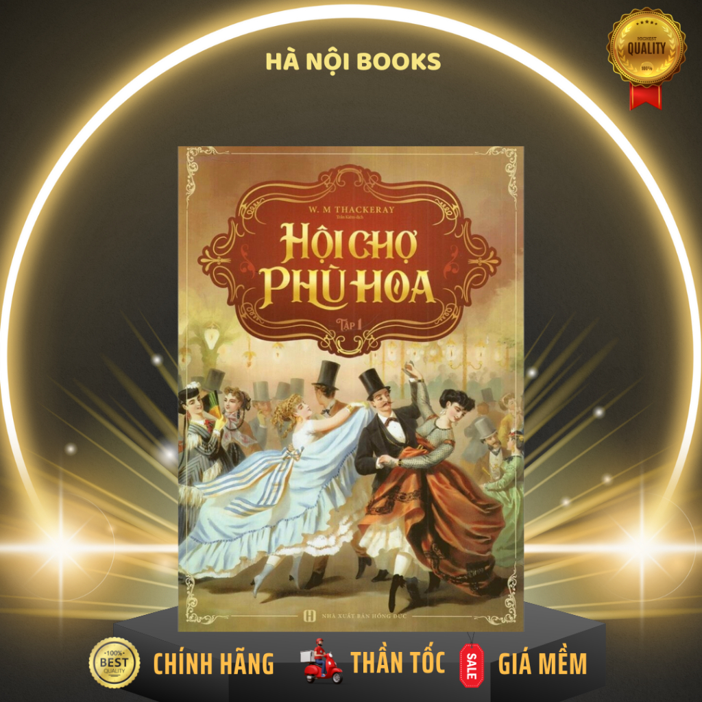 Sách - Hội Chợ Phù Hoa (Trọn Bộ 2 Tập Tiểu Thuyết) - W.M Thackeray - Trí Việt