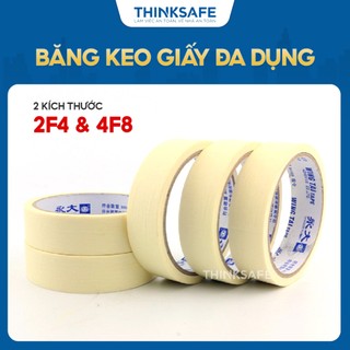 Băng keo giấy đa dụng, bám dính rất tốt, viết chữ ký hiệu, không gây trầy xước, dễ sử dụng, một mặt - THINKSAFE