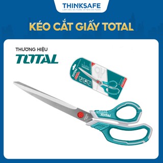 Kéo cắt vải Total kích thước 215mm - 275mm, kéo sk5, tay cầm độc đáo, kéo cắt đa năng làm đồ handmade - Thinksafe