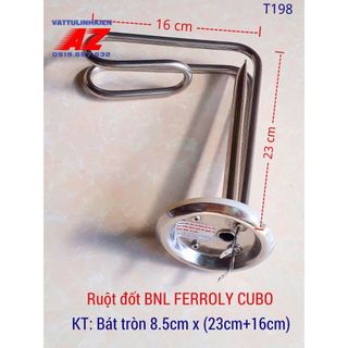 Ruột đốt Bình Nóng Lạnh FERROLI CUBO bát tròn 8.5cm x 23cm+16cm