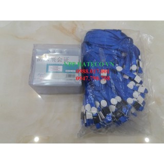 Sỉ 50 bộ thẻ đeo nhân viên 108 + dây đeo thẻ lụa móc nhựa