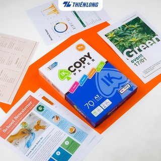  Combo 5 ream giấy A3 70gsm IK Copy 500 tờ - Giấy in photocopy chất lượng cao nhập khẩu Indonesia giấy trắng đều màu 
