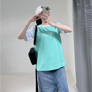 Áo G.A.P Xuất Xịn Form Rộng Cá Tính Xanh Size S L ( Có Sẵn )